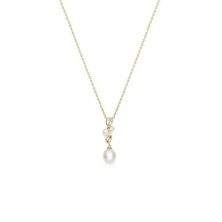Cascade 9ct Freshwater Pearl Pendant