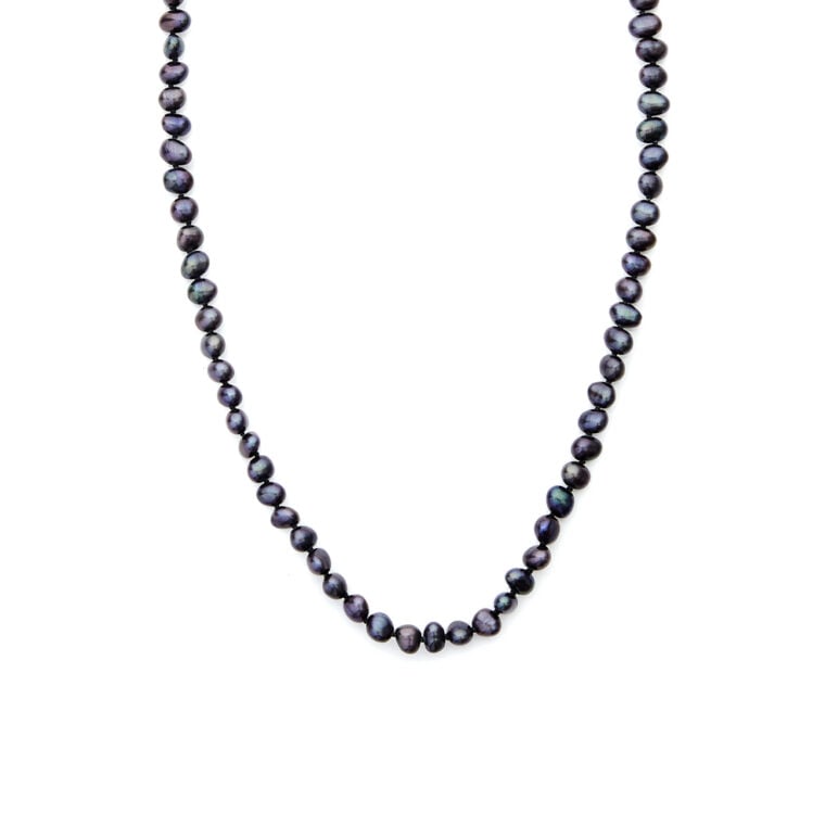 6mm peacock baroque freshwater pearl necklace