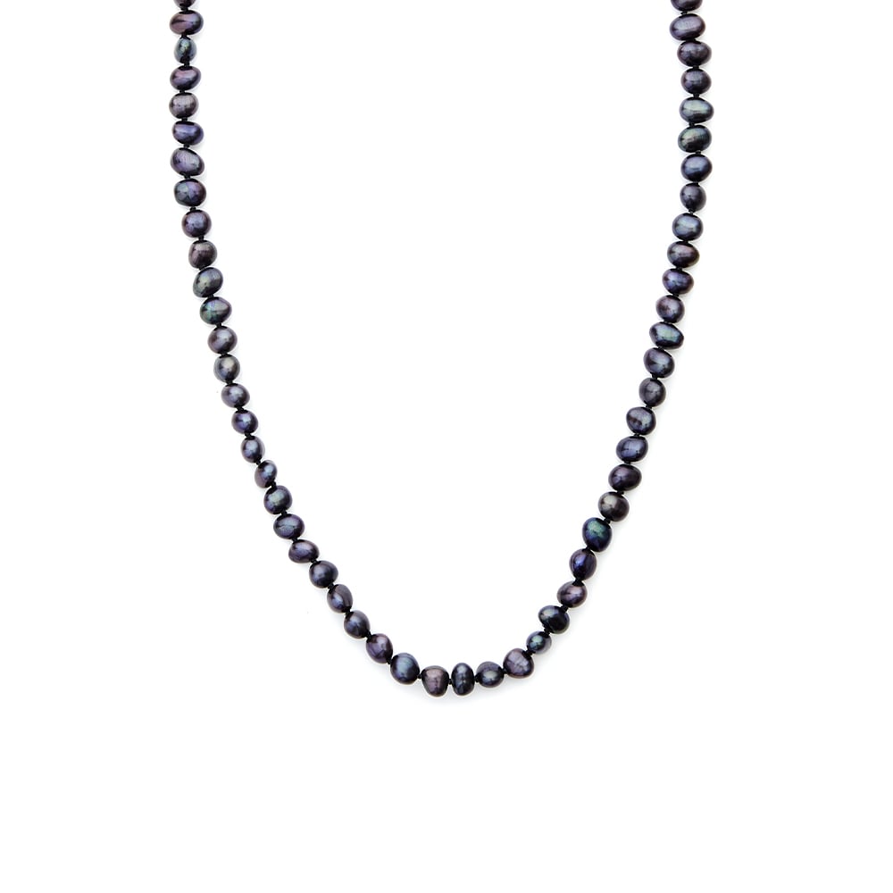 6mm peacock baroque freshwater pearl necklace