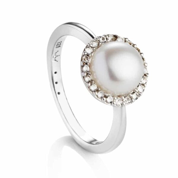 Isle of Wight Pearl Amberley Cluster Pearl Ring