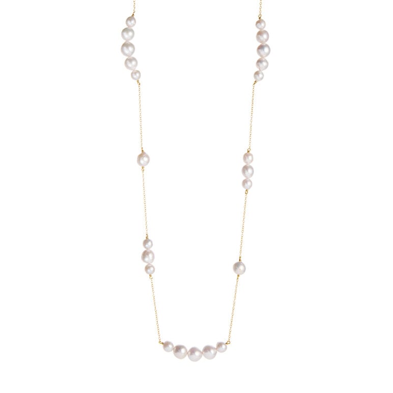 Edison Long Pearl Necklace