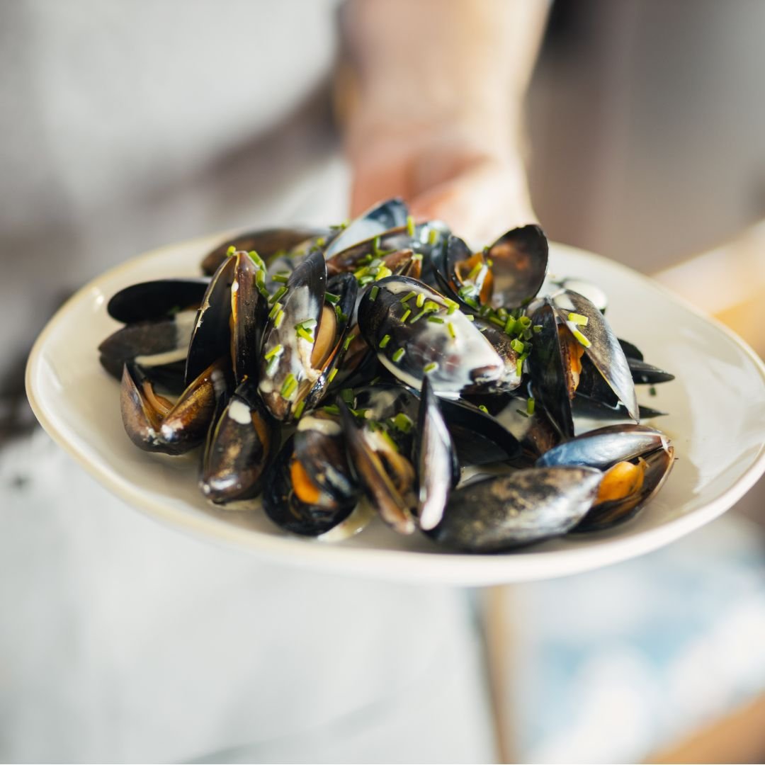 mussels at the isle of wight pearl